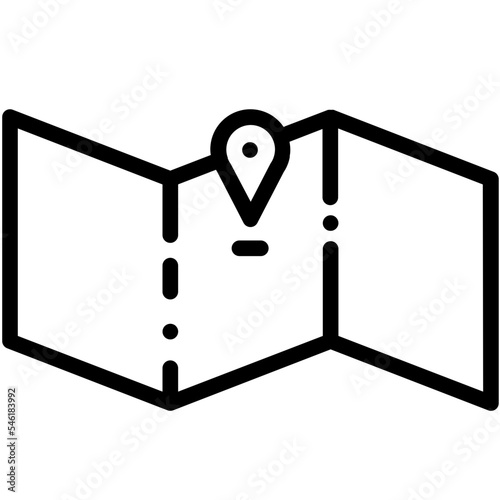 navigation map icon