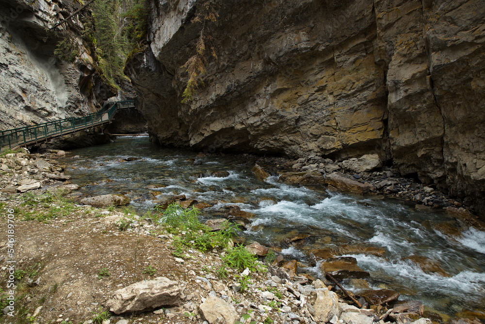 Hiking trail in Johnston Canyon in Banff National Park,Alberta,Canada,North America
Hiking trail in Johnston Canyon in Banff National Park,Alberta,Canada,North America