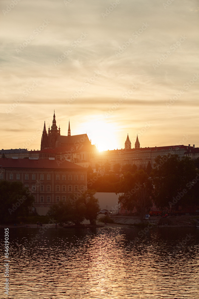 View of Prague, capital of Czech republic.