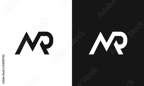 MR, RM initial letters monogram logo icon