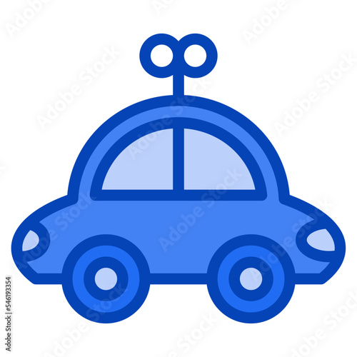 car toy blue icon