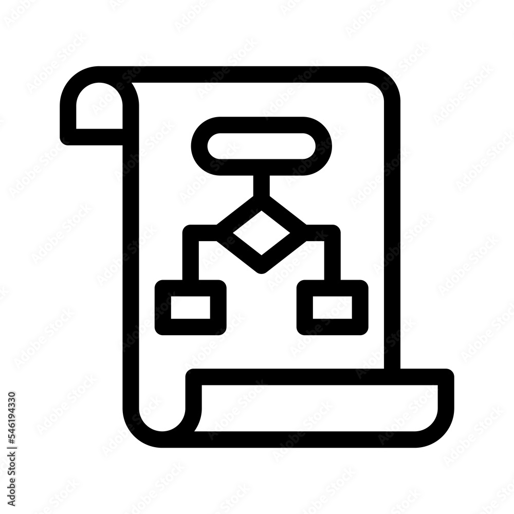 algorithm line icon illustration vector graphic algorithm line icon illustration vector graphic