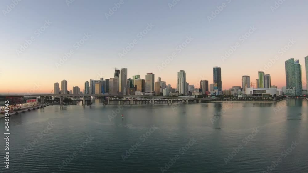 Modern architecture of urban cityscape, skyline of a Miami view before sunset video background | financial district, business corporate street skyline video background Modern architecture of urban cityscape, skyline of a Miami view before sunset video background | financial district, business corporate street skyline video background