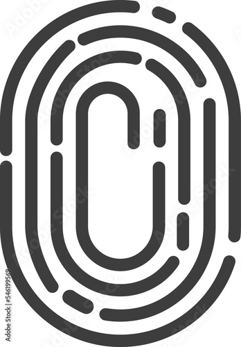 Fingerprint scanner black shadow icon, Socialicon set.