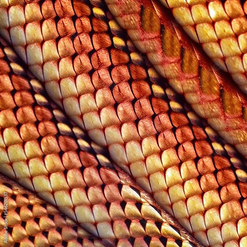 Macro corn snake scales