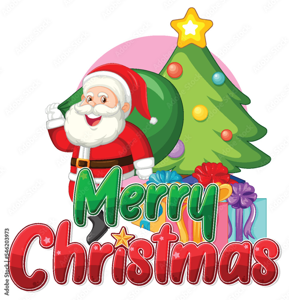 Merry Christmas sign icon cartoon Merry Christmas sign icon cartoon