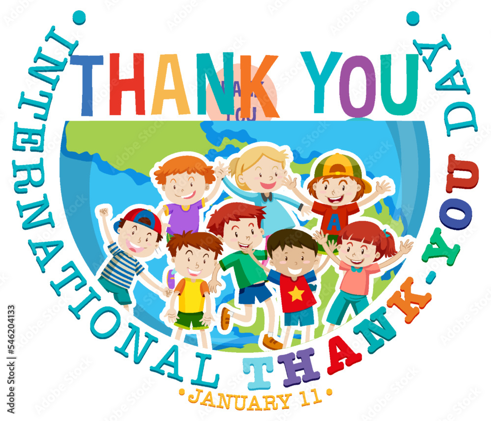 International thank you day icon