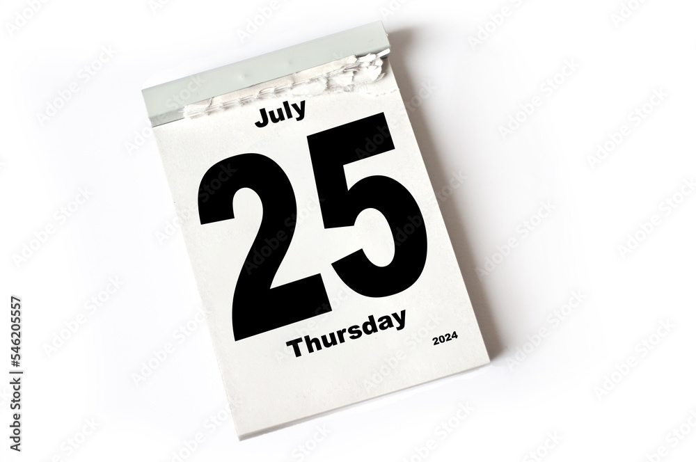 25 . July 2024