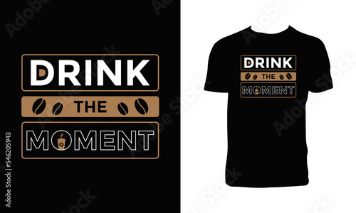 Coffee Typography T Shirt Design 