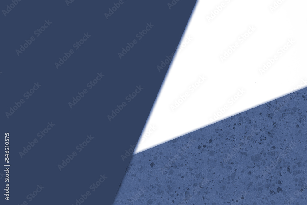 Textured and plain coloured papers forming three triangles for creative cover designing Textured and plain coloured papers forming three triangles for creative cover designing