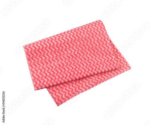 Cleaning Cloth Isolated, Pink Wipe Rag, Cleaning Microfiber Towel, Wiping Cotton Napkin, Microfibre Fabric