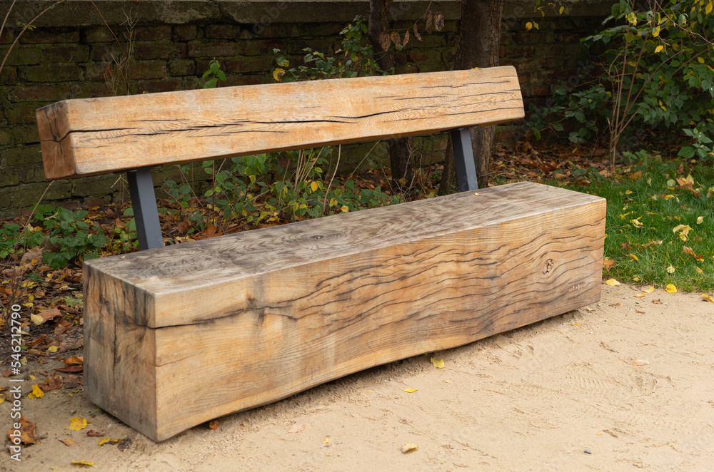 Modern Wooden Bench in Park, Outdoor City Architecture, Wood Benches, Outdoor Chair, Urban Public Furniture Modern Wooden Bench in Park, Outdoor City Architecture, Wood Benches, Outdoor Chair, Urban Public Furniture