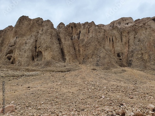 Mondlandschaft der Insel Pag, Kroatien photo