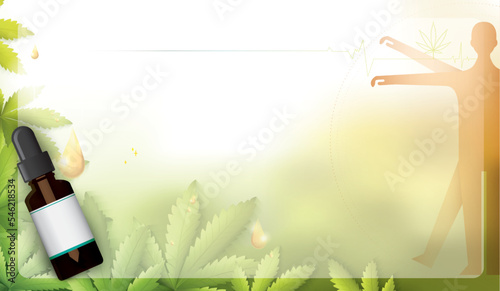 CBD oil benefits,Medical uses for cbd oil and human endocannabinoid system,cannabidiol effect benefit on brain,vector on white background.