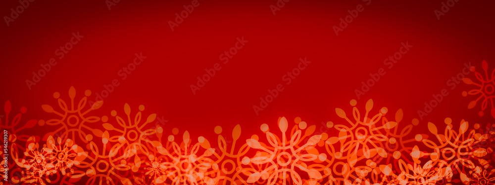 red christmas background with snowflakes red christmas background with snowflakes