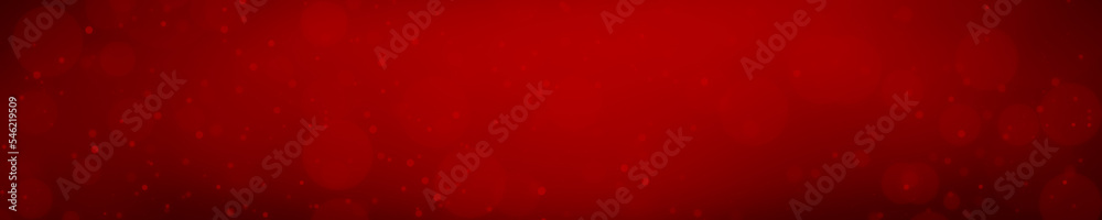 red christmas background with bokeh