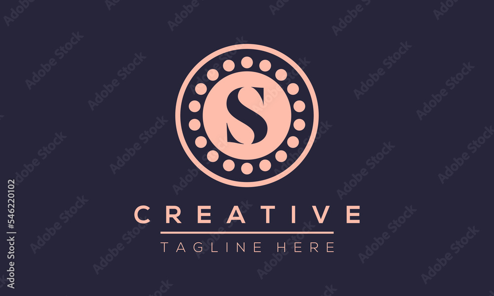 Abstract monogram letter S logo icon design. S creative initial vector template. Abstract monogram letter S logo icon design. S creative initial vector template.