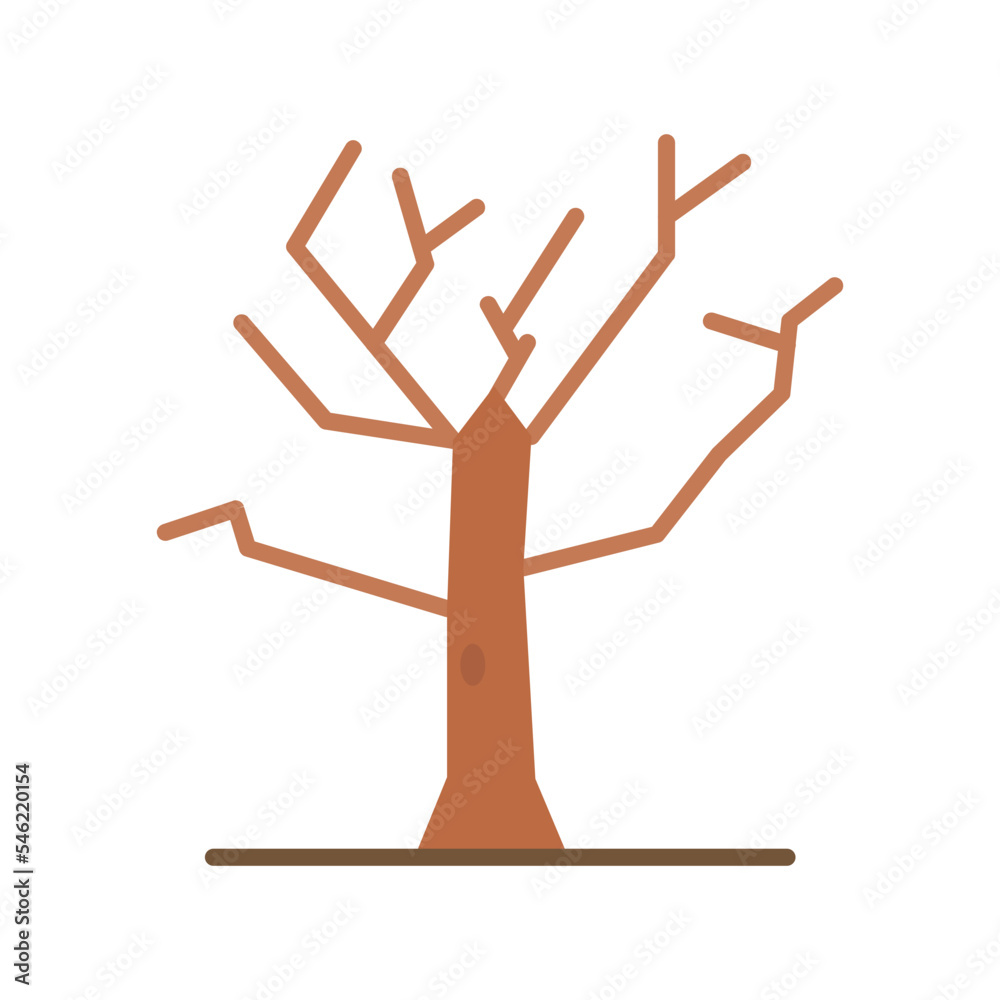 Fototapeta premium Dry Tree Icon