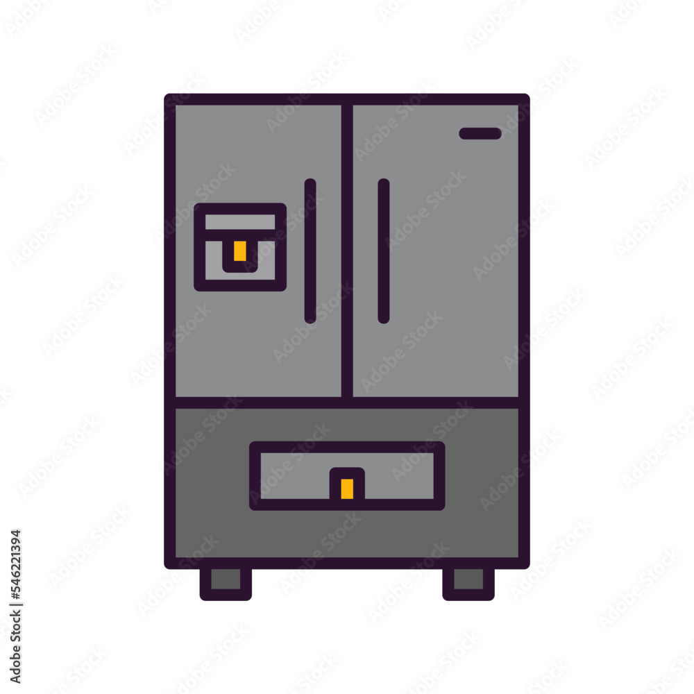 Fototapeta premium Refrigerator Icon