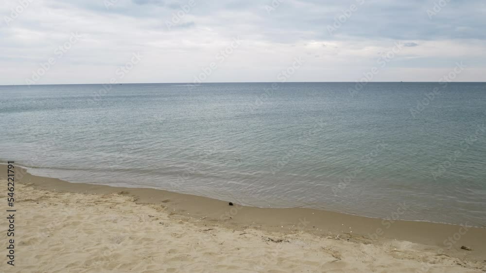 Empty sea and beach background with copy space at Rayong, Thailand Empty sea and beach background with copy space at Rayong, Thailand