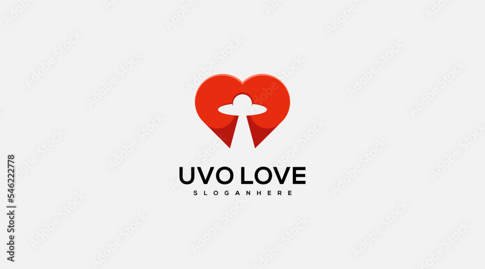 Love Hat man icon vector logo design template 