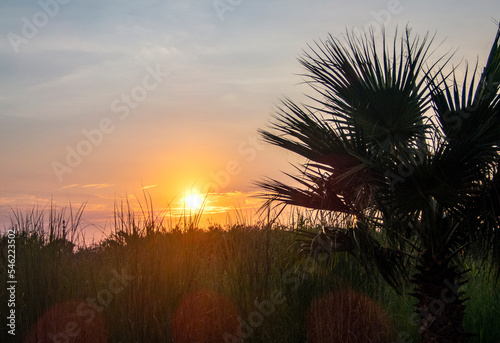 Tramonto sulle saline di Marzamemi