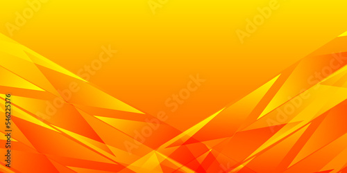 Minimal geometric background. Orange elements with minimal gradient. Dynamic shapes composition.