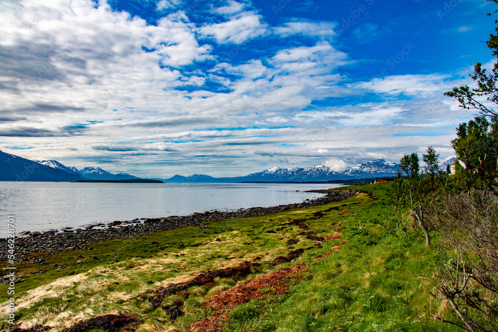 Autour de la ville de Tromso en Norvège