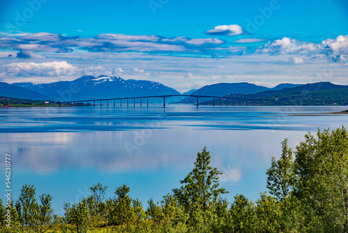 Autour de la ville de Tromso en Norvège