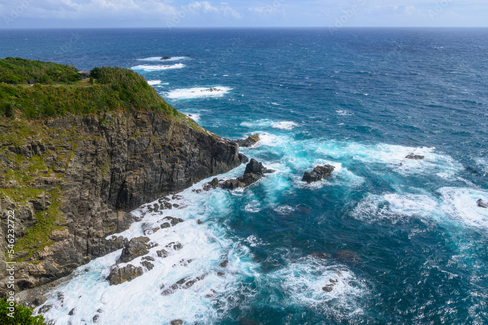 足摺り岬 海の風景 足摺り岬 海の風景