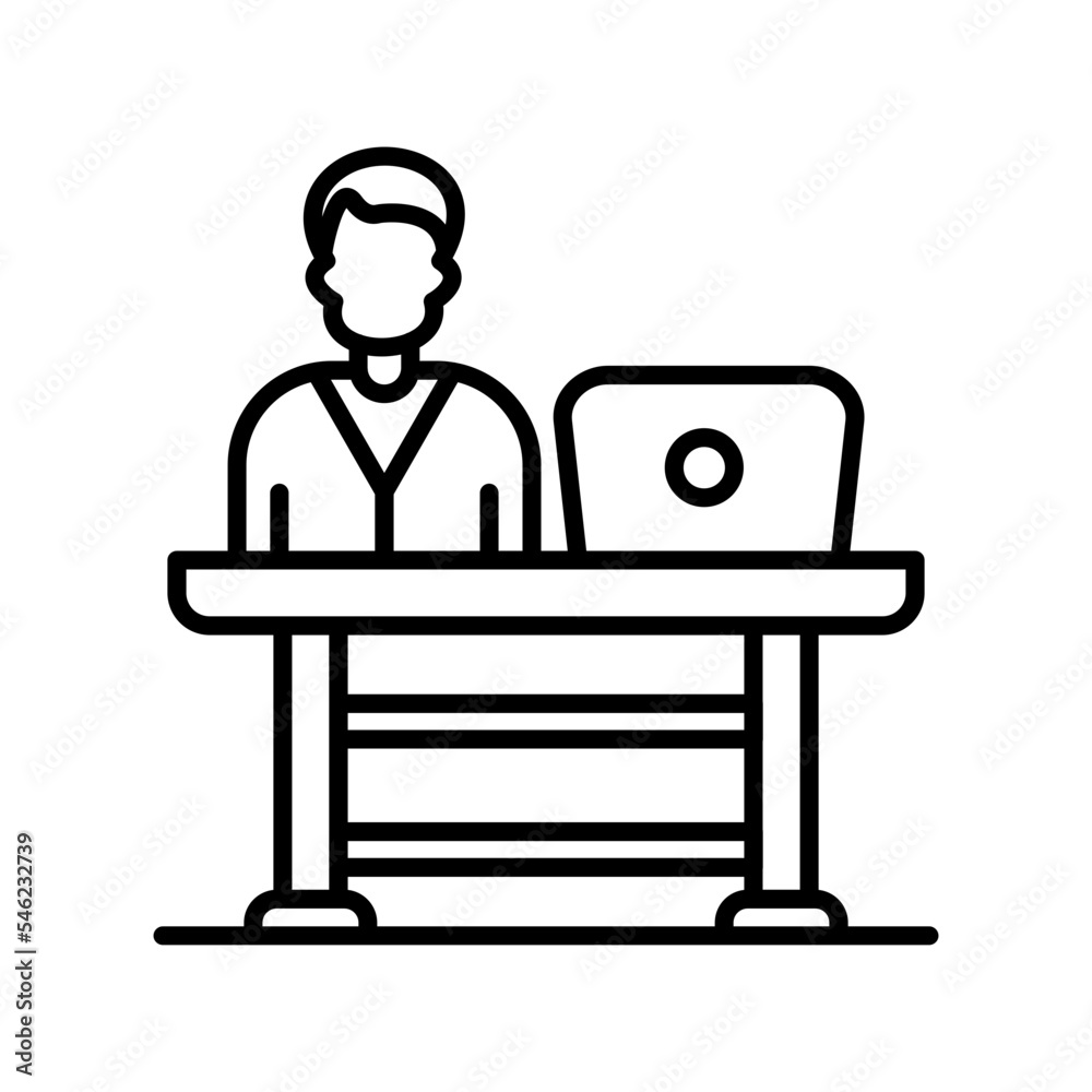 Work From Home Icon Work From Home Icon