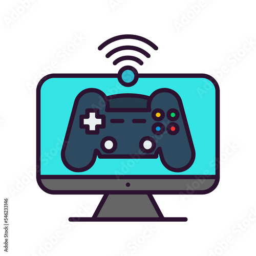 Online Gaming Icon