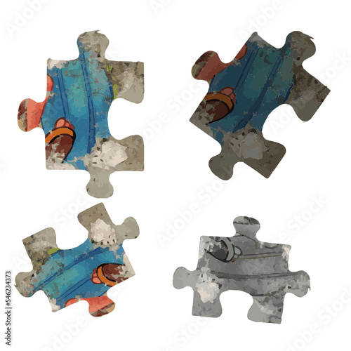 jigsaw puzzle pieces