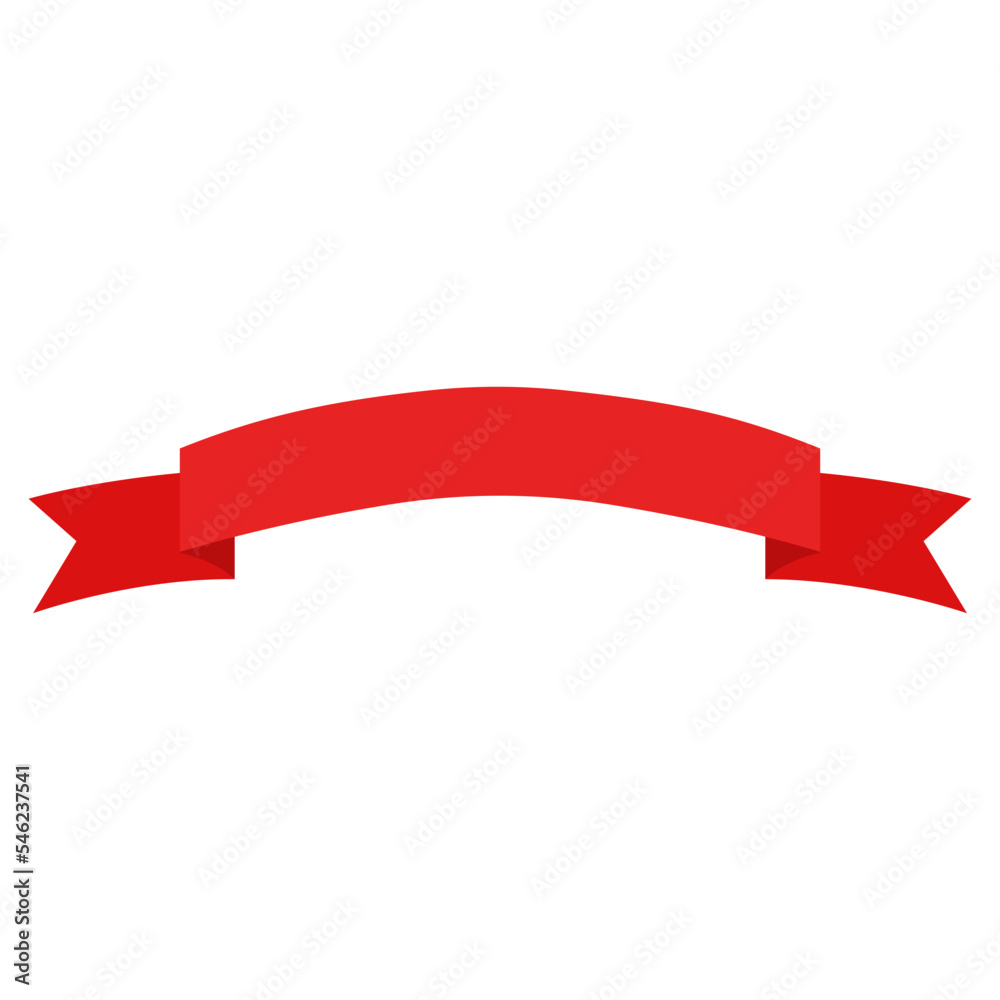 Flat Ribbon Decoration Ribbon Banner Flat Ribbon Decoration Ribbon Banner