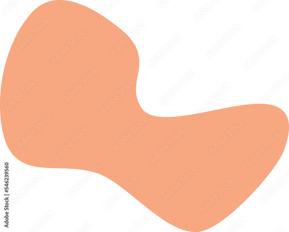 Abstract organic shape vector illustration. Minimalistic liquid form, organic stain or geometric spot for modern abstract design or trendy fashion pattern Abstract organic shape vector illustration. Minimalistic liquid form, organic stain or geometric spot for modern abstract design or trendy fashion pattern