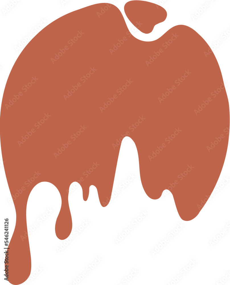 Drip Border Illustration Of A Chocolate Drop Drip Border Illustration Of A Chocolate Drop