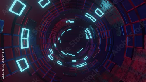 abstract tunnel loop