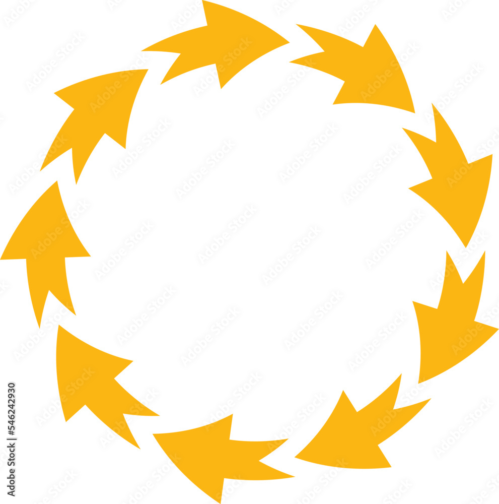 Solid circular arrows symbols collection vector illustration. Reuse or process icon and reset or process pictogram, circle arrows set isolated on white background for presentation or infographic Solid circular arrows symbols collection vector illustration. Reuse or process icon and reset or process pictogram, circle arrows set isolated on white background for presentation or infographic