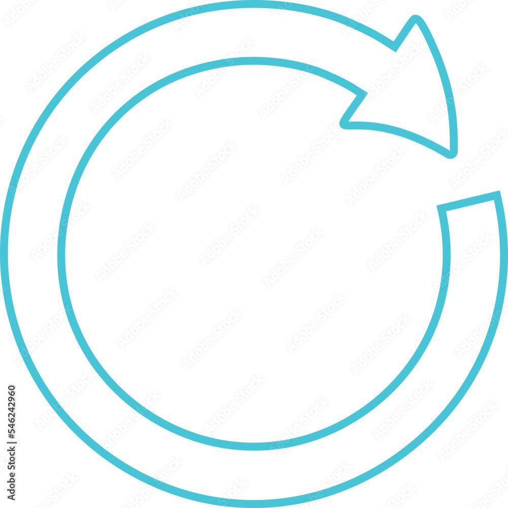 Contour circle arrows set vector illustration. Collection of blue and orange circular arrows, reuse or motion pictograms and reload or refresh icons for presentation, website or infographics Contour circle arrows set vector illustration. Collection of blue and orange circular arrows, reuse or motion pictograms and reload or refresh icons for presentation, website or infographics