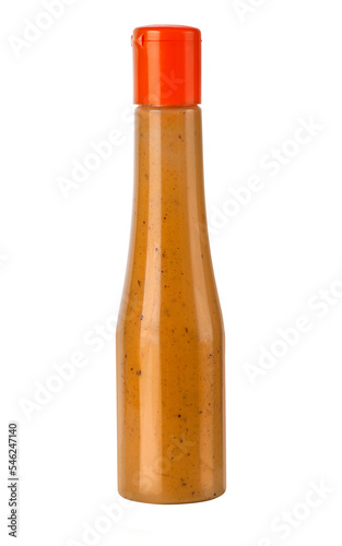  barbecue sauces bottle mockup