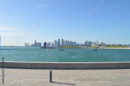 View of Doha Qatar Builds 