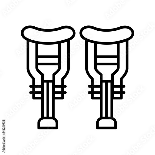 Crutches Icon