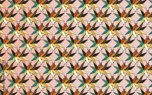 geometric baroque colored decorative textured pattern