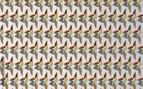 geometric baroque colored decorative textured pattern