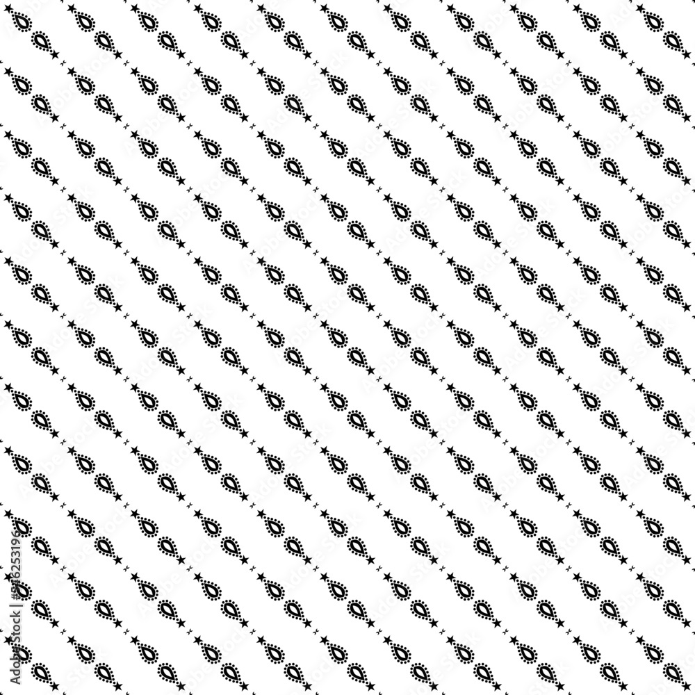 Fototapeta premium black and white seamless pattern 