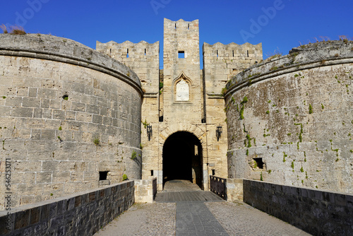 фотографія Old fortifications of Rhodes City, Greece