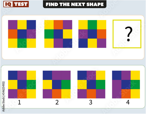 Visual intelligence questions IQ TEST, visual intelligence questions