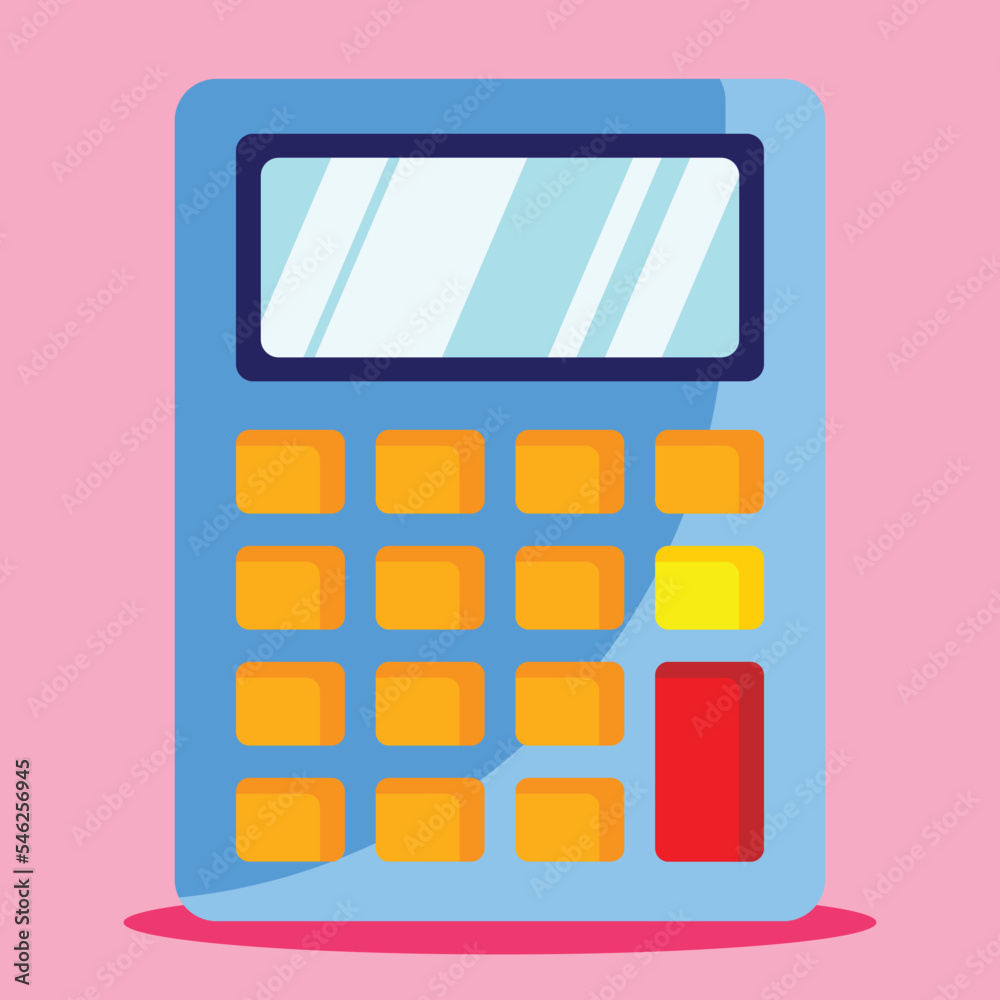 calculator icon. Subtable to place on Mathematic, accounting, etc.