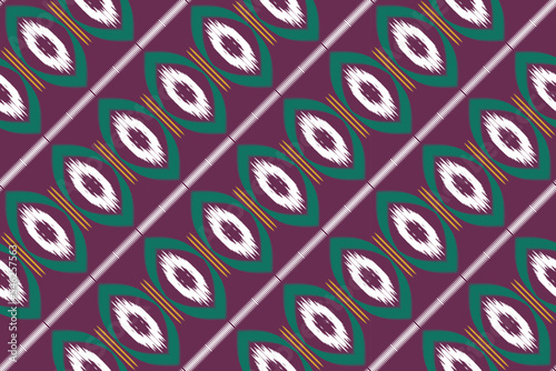 Ikat seamless tribal African Seamless Pattern. Ethnic Geometric Batik Ikkat Digital vector textile Design for Prints Fabric saree Mughal brush symbol Swaths texture Kurti Kurtis Kurtas