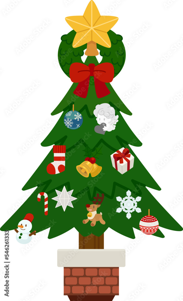 Fototapeta premium クリスマスツリー01+